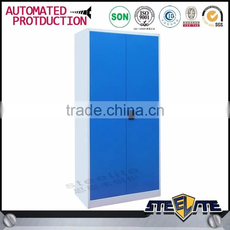 2 door steel amirah wardrobe with safe code lock cabinet