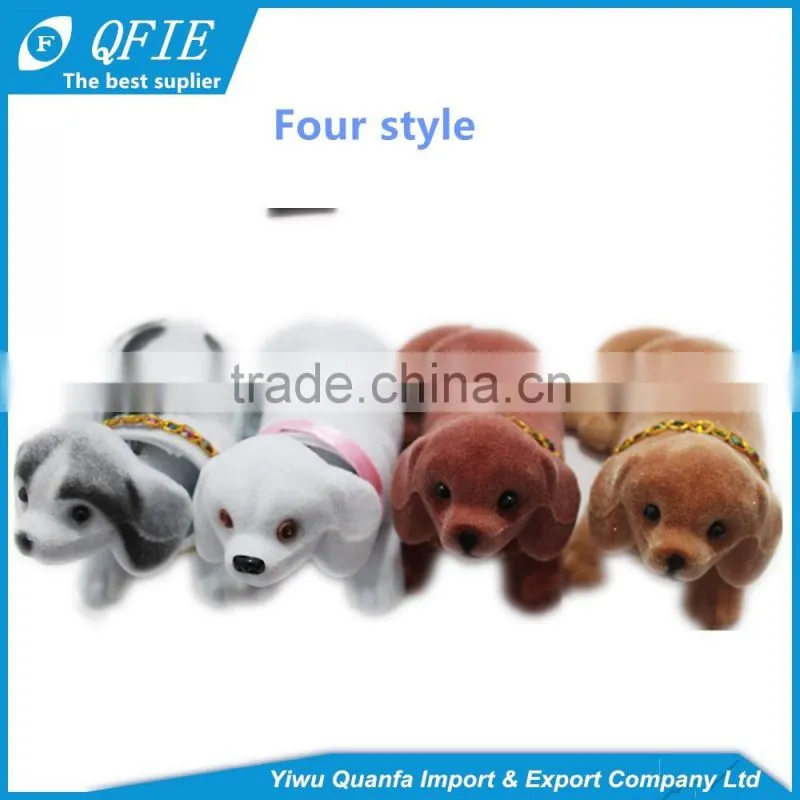 Funny small resin shaking head dog put in the cars