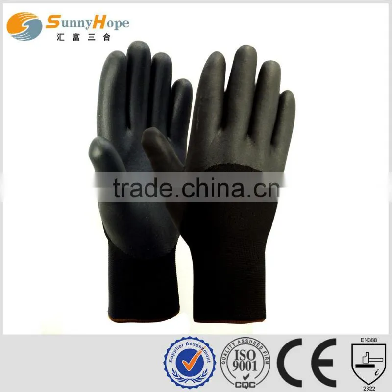 sunny hope nylon nappy double liner nitrile winter glove