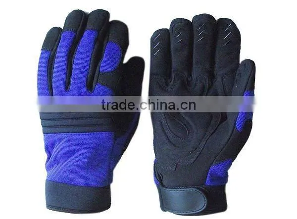 Safety Auto Leather Mechanic Work Glove
