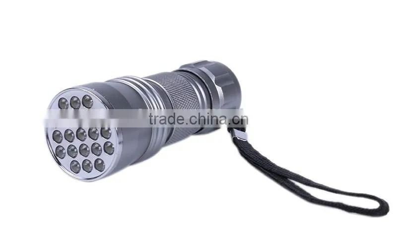 21 led UV purple light flashlight