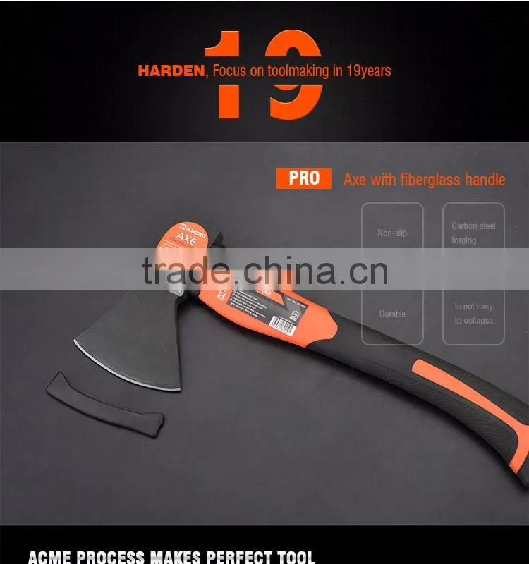 Carbon Steel Professional Hatchet Fiberglass Handle