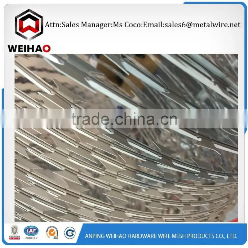 Pakistan salable The purpose of razor barbed wire/razor wire