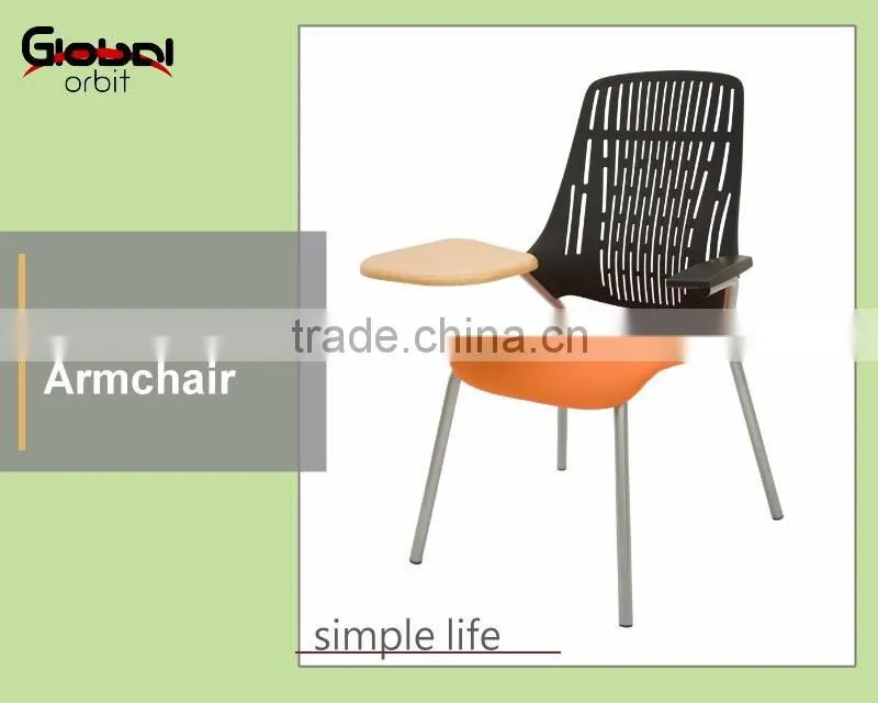 High quality armrest office chair, simple design executive mesh chair
