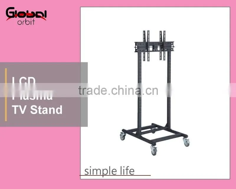 Living Room Furniture Design Monitor Bracket Swivel TV Cart With Wheels