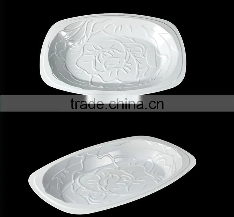 disposable square plate for BBQ,disposable square plate,color square plate