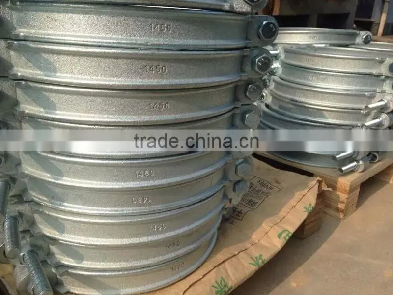 Galvanized Steel Double Bolt Clamp