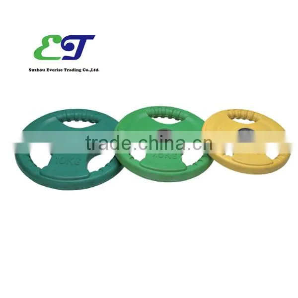 Olimpic bumper plates / color rubber coated weight bumper plate