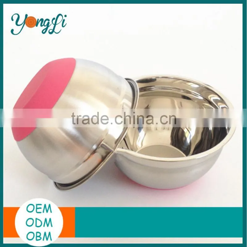 Hight Quality Mixing Bowls - Silicone Bottom Stainless Steel Soup Bowl