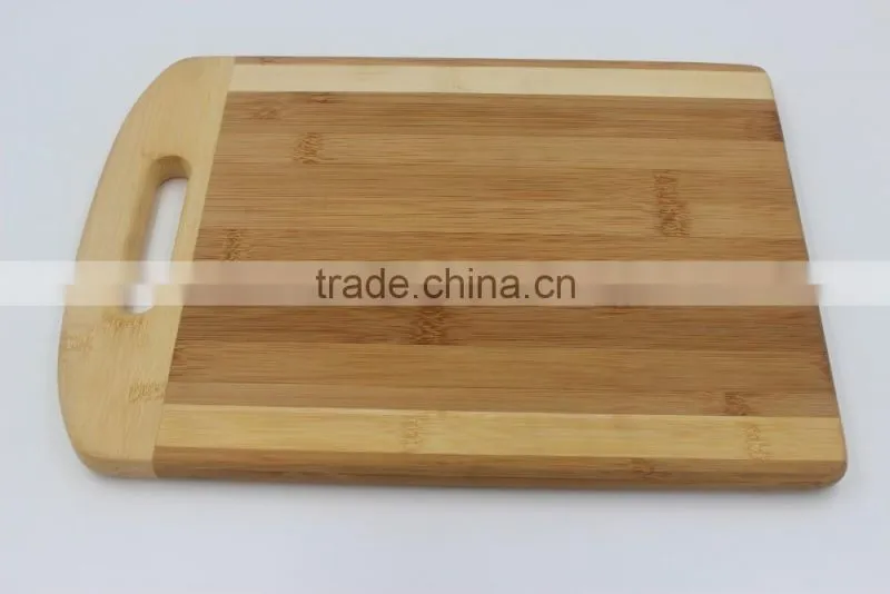 Competitive price durable natural bamboo cutting board with special design
