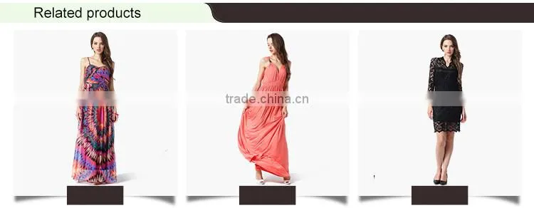 fashion lady prom party dress casual evening dress for wedding