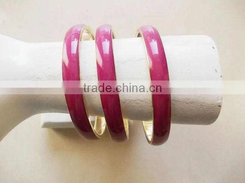 yellow plain Bracelet Bangle