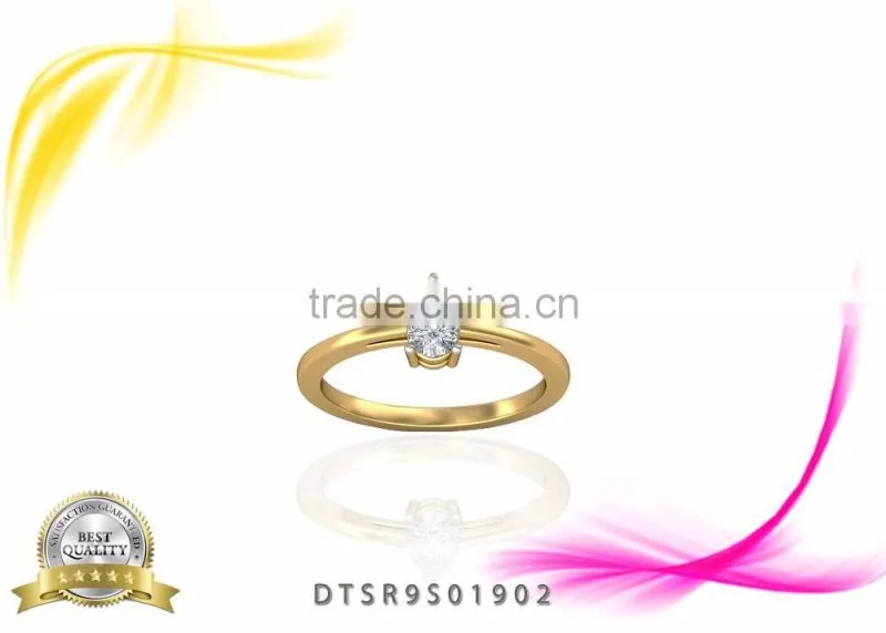 Beautiful Pear Cut Cubic Zircon studded Gold Plated Ring