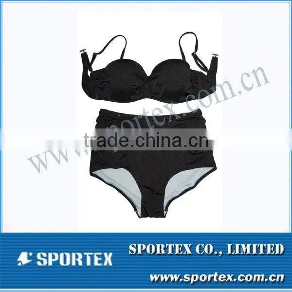 2016 OEM printed nylon spandex String Sexy Brazilian Bikini swimwear SSWA-0708