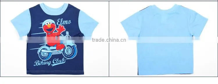 Summer 2pcs kids blue color pajamas,sleepwear