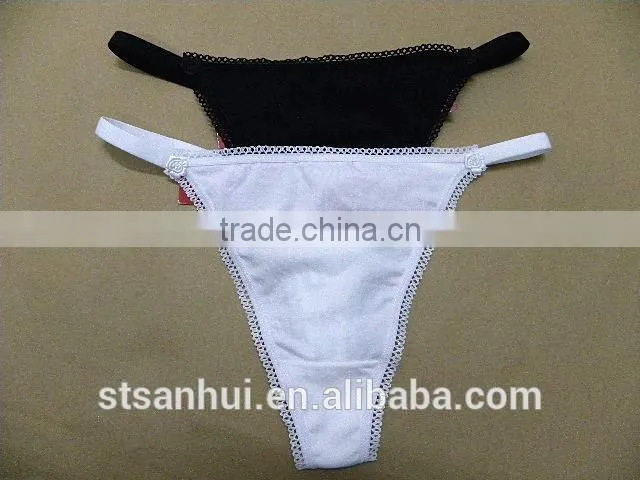 China factory wholesale hot sexy girls panty g string photos with stylish striped