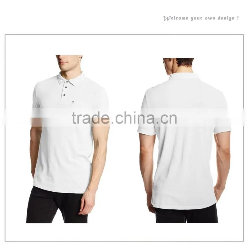 2015 high quality custom mens black polo shirts wholesale