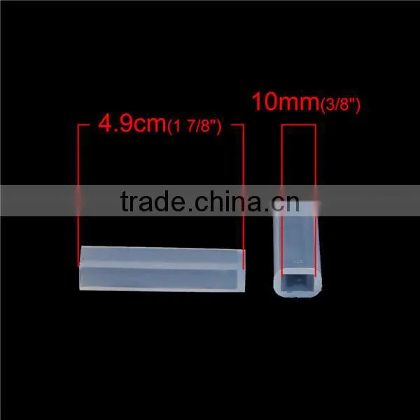 Silicone Resin Mold Rectangle White 49mm x 14mm