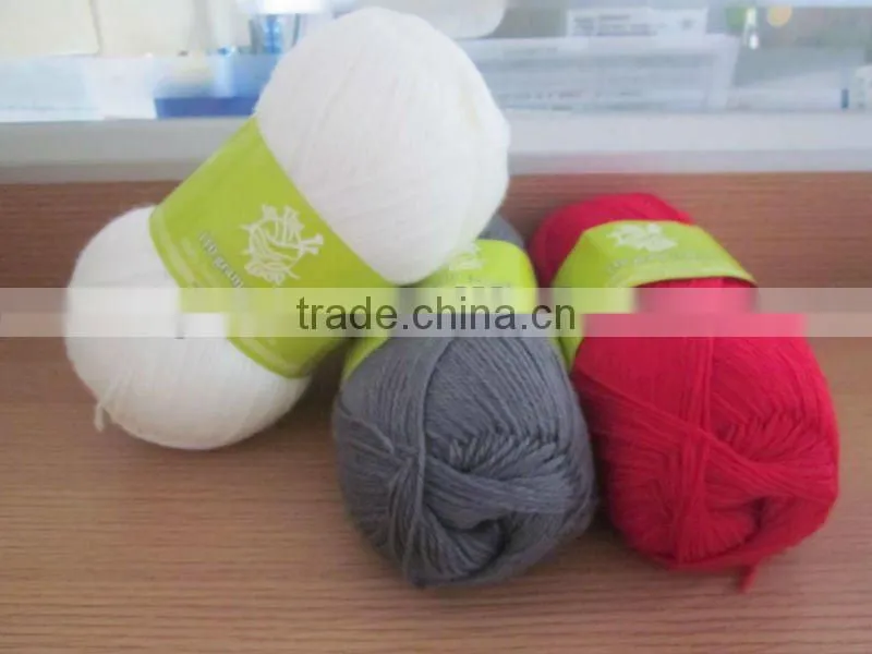 hand knitting acrylic yarn 100%