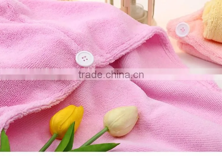 custom microfiber dry hair cap /hair wrap towel wholesale