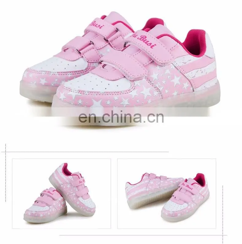 Wholesale kids shoes children's yeezy glowing shoes 2016