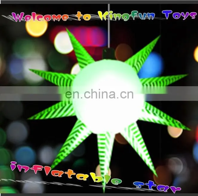 Customized inflatable LED star for club/pub/stage/festival/show