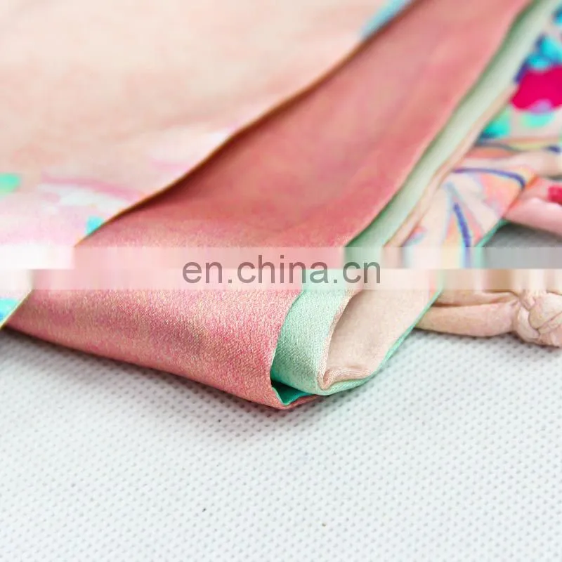 Red peony 100% pure silk women scarf