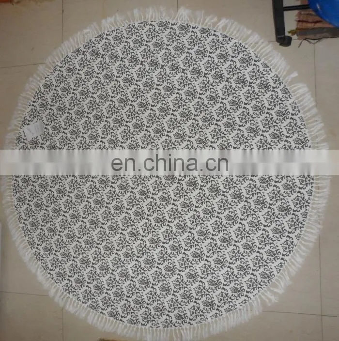 round pareo beach mandala