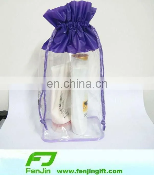 Promotional pvc drawstring bag