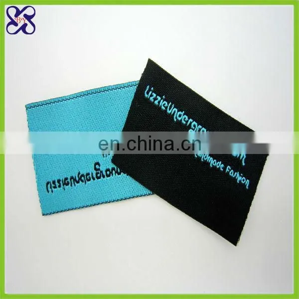 colorful high definition clothing woven label for wallet