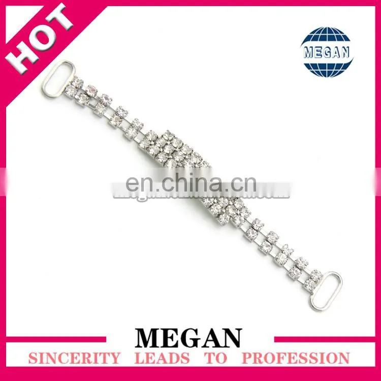 Guangzhou factory rhinestone jewelry connectors for swimwear or headband