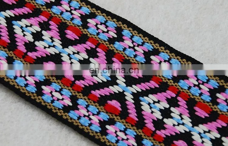 Italy design fashion Jacquard Ethnic tape trim