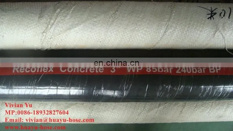 steel wire spiraled oilfield high pressure steel wire braided drilling hose