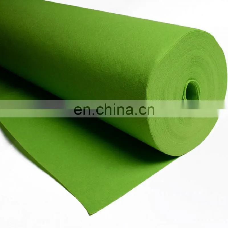 1mm 6mm thick needle punch felt polyester nonwoven colorful felt