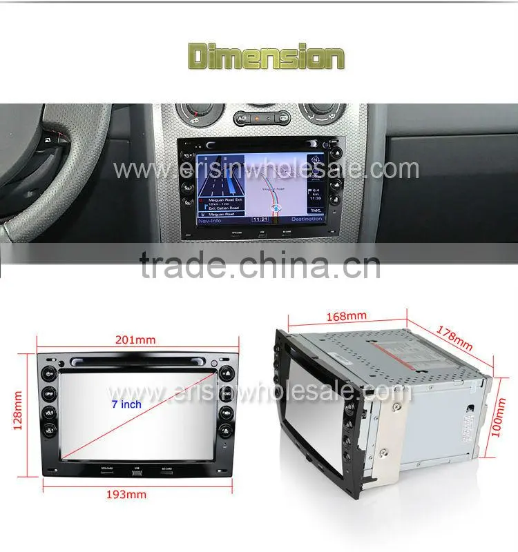 Erisin ES7691M 2015 New Car Stereo DVD Player with GPS RDS 3G