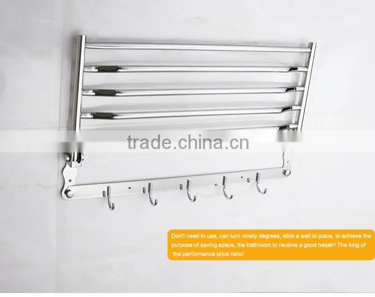 Wesda good quality Bathroom Towel rack With Hooks A127