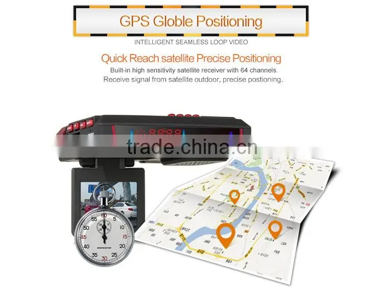 good night vision potable car video camera recorder with gps