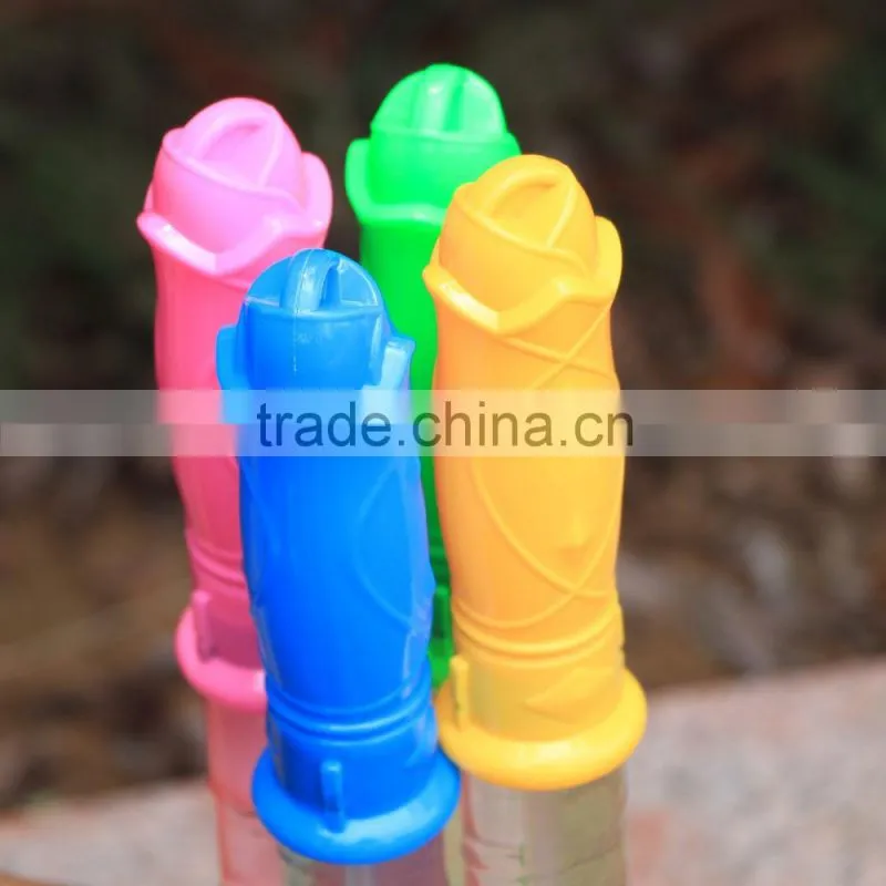 flower cap colorful bubble soap wand for kids/children