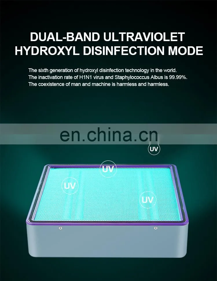 Hot Sale 2019 CE Sanitizer Sterilizer Large Home Ion Air Purifier For Hotel Hospital