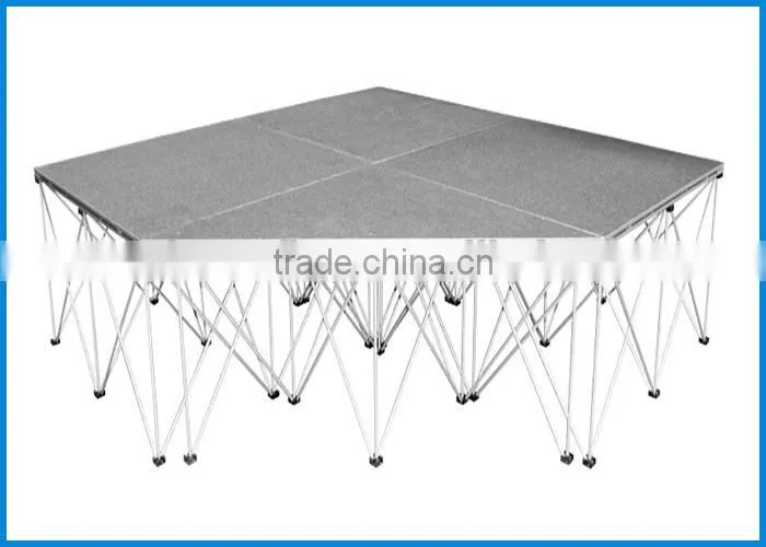 ACS wooden stage, aluminum stage, used portable stage for sale