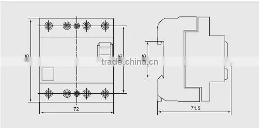 NFIN earth leakage circuit breaker,ELCB