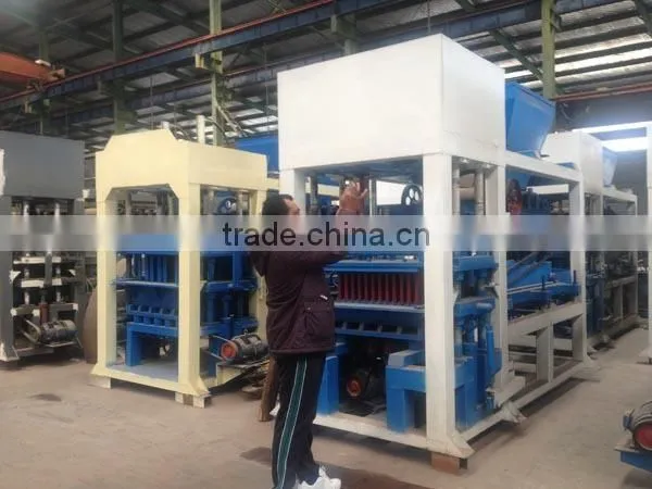 QT6-15 brick making machie in China brick making machinery