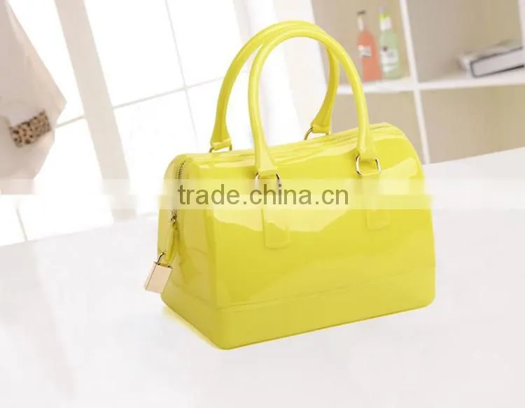new summer candy silicone beach bag