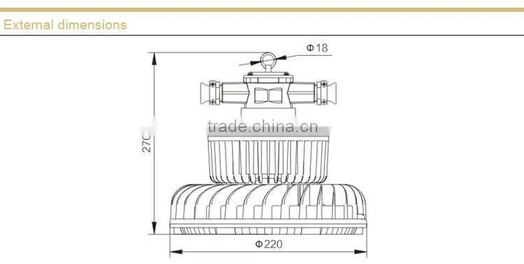 Mining Flameproof LED roadway lights Wholesale
