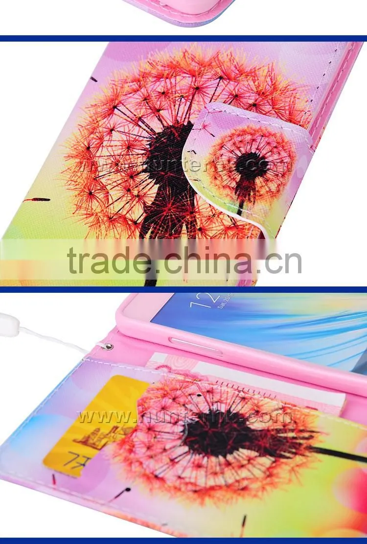 Printing Leather Wallet Case For SamsungA5