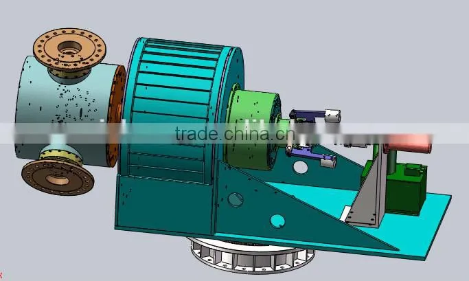 60KW Low RPM horizontal axis wind turbine