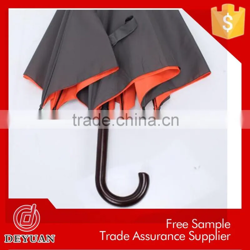latest fashion dresses custom straight deluxe wooden umbrella