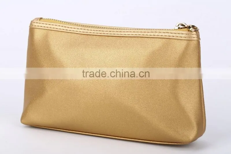 High Quality PU or PVC Leather Popular Color Cosmetic Bag for women