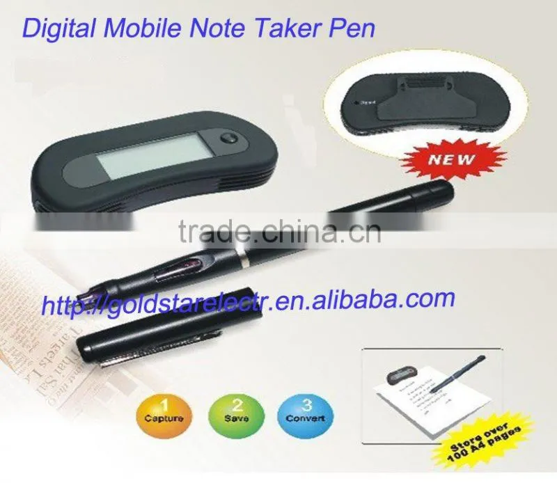 New item DN- 103X Mobile note taker Digital pen scanner for businessmen/students/tourists