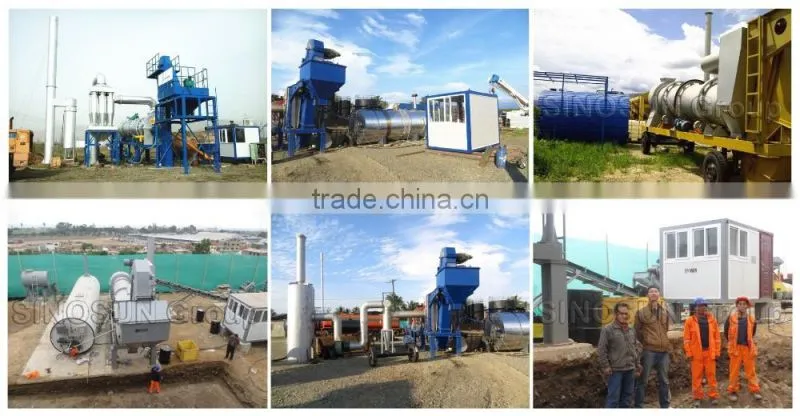 Hot selling CAP20,CAP40,CAP60,CAP80 Continuous Drum Asphalt Mixing Equipment